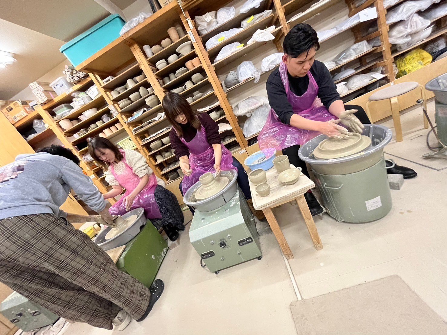 そうだ！みんなでろくろを回そう🏺